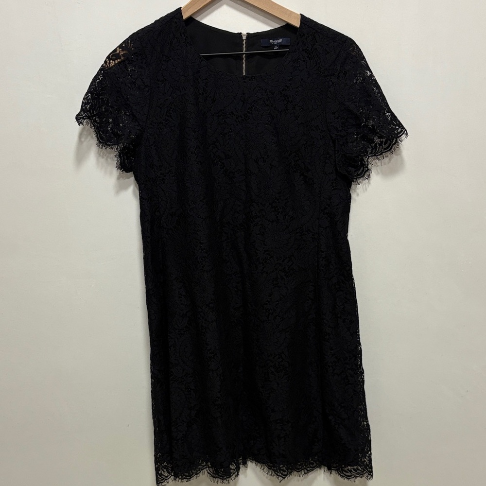 Madewell Black Lace Dress